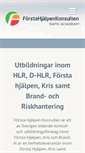 Mobile Screenshot of forstahjalpenkonsulten.se